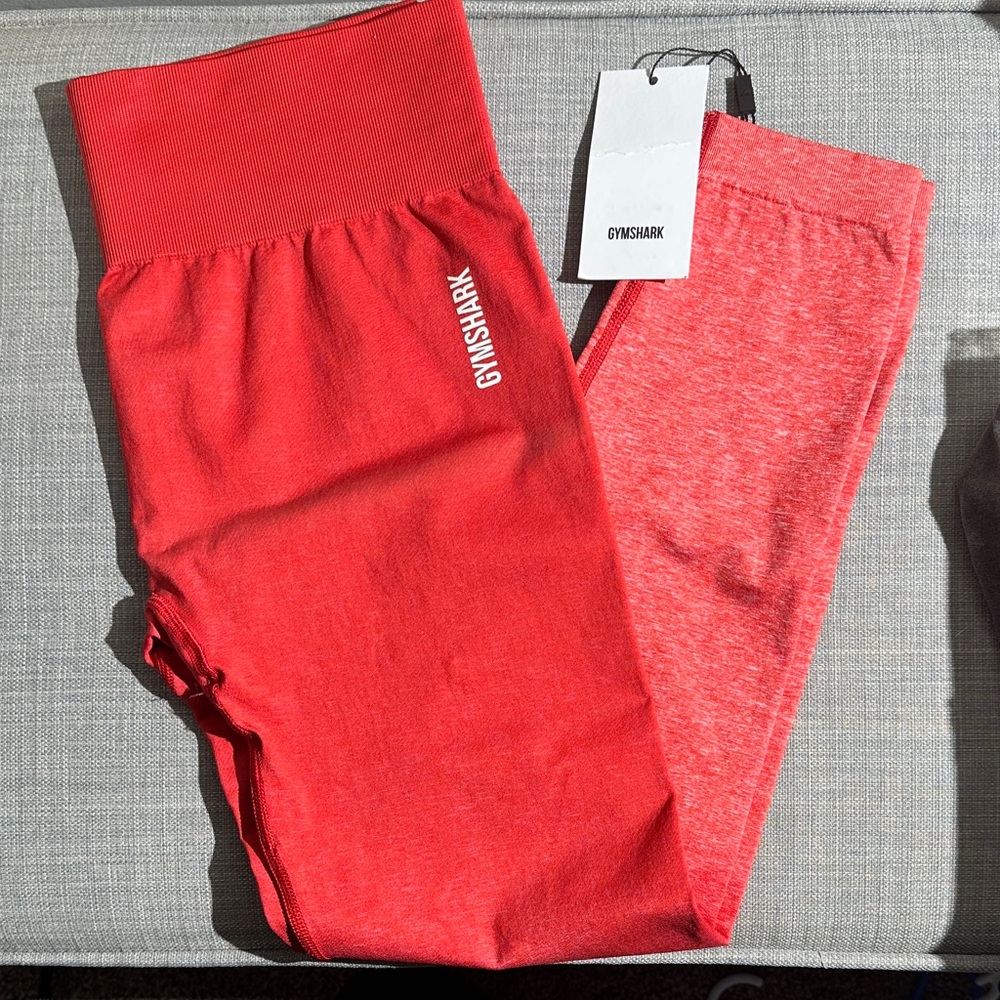 Gymshark Scarlett Red Ombré Leggings